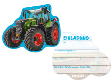 Fendt Traktor Einladungskarten
